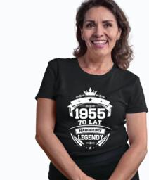 1955 Narodziny legendy 70 lat - damska koszulka