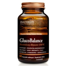 Doctor Life GlucoBalance Metaboliczny Aktywator AMPK, 60 kaps.
