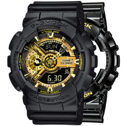 G-SHOCK SET GA-110GB-1AER + BEZEL 10358741 + PASEK