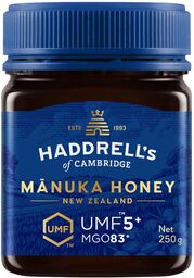 Haddrell''s, miód Manuka UMF 5+ MGO 83+, 250
