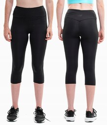 4F legginsy damskie sportowe fitness leginsy wysoki stan