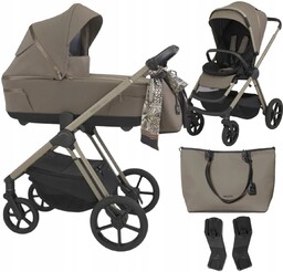 Espiro Miloo Wózek spacerowy spacerówka gondola 2w1 adaptery