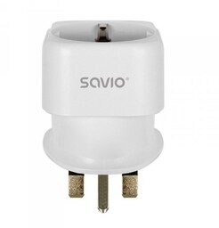 Savio Adapter podróżny, gniazdo EU - wtyk UK
