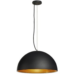 SLV Lampa wisząca FORCHINI, możliwość ściemniania, czarny, salon