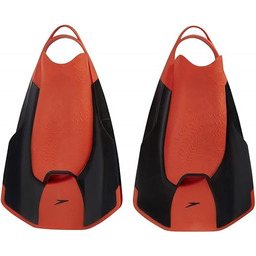 Speedo Unisex Fastskin Kickfin, trening pływacki, czarny/czerwony syrena,