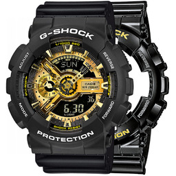 G-SHOCK SET GA-110GB-1AER + BEZEL 10508136 + PASEK