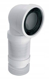 Przyłącze Wc Harmonijka Kolankowa Kątowa Fi 110 90-110