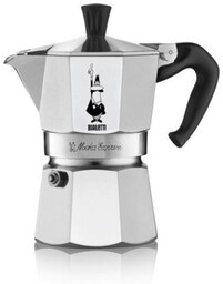 BIALETTI Kawiarka Moka Express 2 TZ Srebrno-czarny 100