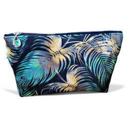 Kosmetyczka damska organizer do torebki etui kosmetyczka welurowa