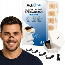 OPASKA MAGNETYCZNA CHRAPANIE ODDYCHANIE SPORT PLASTRY NA NOS