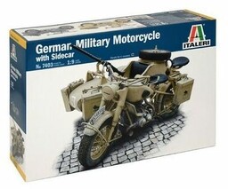 Italeri German military motorcycle with sidecar