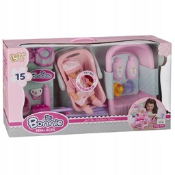 Lalka Bobas 20cm z akcesoriami Creative Wanienka