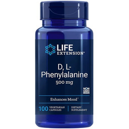 Life Extension, D, L-Phenylalanine, D-Fenyloa