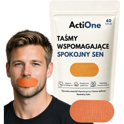 ACTIONE TAŚMY NA USTA ODDYCHANIE CHRAPANIE SEN TRENING
