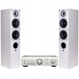 Denon PMA-600 Wilson Raptor 7 Zestaw Stereo Silver/white