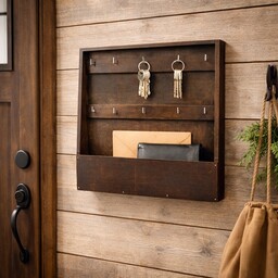 Pakamera Duża, otwarta skrzynka na klucze, wenge, wieszak