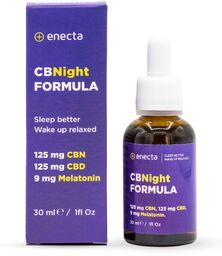 Enecta Night bezsenność CBD + CBN + Melatonina