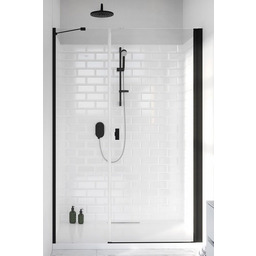 Radaway Nes Black Dws drzwi wnękowe 120cm prawe