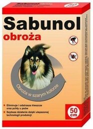Sabunol Obroża przeciw pchłom i kleszczom dla psa