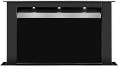 Okap CIARKO Moondraft Matte Black/Black Glass CDB6001CC +