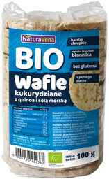 Naturavena Wafle kukurydziane z quinoa i solą morską
