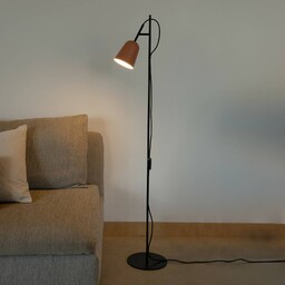 FARO BARCELONA Lampa stojąca Studio, fioletowy / różowy
