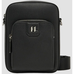 KARL LAGERFELD Saszetka męska skórzana z logo