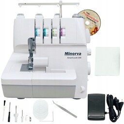 Owerlok domowy Minerva SmartLock 350 4-nitkowy +