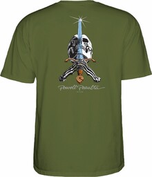 t-shirt męski POWELL PERALTA SKULL AND SWORD TEE