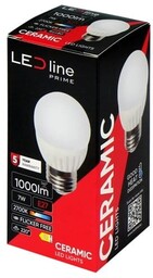 Żarówka LED E27 7W PRIME ciepła 2700K 1000lm