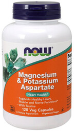 NOW Magnesium&Potassium Aspartate 120vegcaps