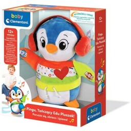 CLEMENTONI Maskotka Baby Pingu Tańczący pluszak 50717 Zyskaj
