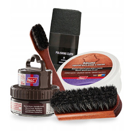 Tłuszcz i Ciemnobrązowa Pasta do Butów Szczotki Szmatka