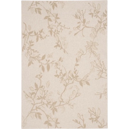 Dywan wełniany Agnella Noble Flors jasny beż