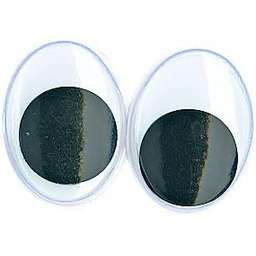 Rayher 8919300 plastikowe ruchome oczka do klejenia, worek