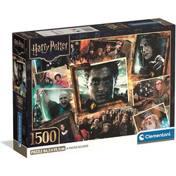 CLEMENTONIPUZZLE DLA DOROSŁYCH, PZL 1500 HQC HARRY POTTER