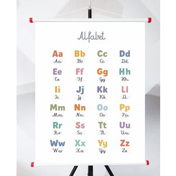 Plansza edukacyjna Montessori: Alfabet