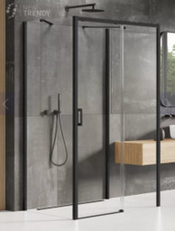 NEW TRENDY K-0908 NZ2 Kabina prysznicowa PRIME BLACK