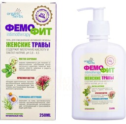 Ziołowy Żel do Higieny Intymnej Femofit, 250 ml