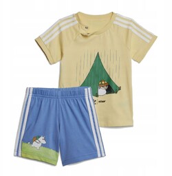 Zestaw dziecięcy Adidas Muminki koszulka spodenki 6-9 m-c