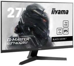 IIYAMA Monitor 27 cali G2740QSU-B1 IPS,QHD,75Hz,1ms,FreeSync,HDMI,DP,USB