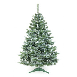 Choinka sztuczna Anna z białymi końcami 220 cm