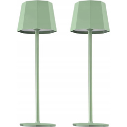 Bezprzewodowe lampki Led 2 szt stołowe biurkowe zielone