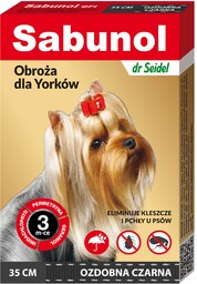 Sabunol Ozdobna obroża przeciw pchłom i kleszczom