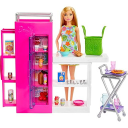 Barbie Wymarzona spiżarnia Zestaw z lalką Barbie