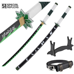 Miecz Katana Demon Slayer Sanemi Shinazugawa''s Drewniany JT10657