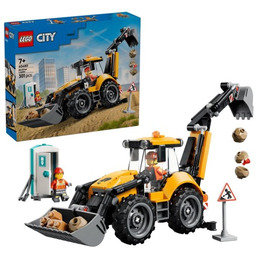 LEGO City 60480 - Żółta koparko-ładowarka