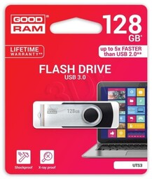 GoodRam Pendrive UTS3-1280K0R11 (128GB; USB 3.0; kolor czarny)