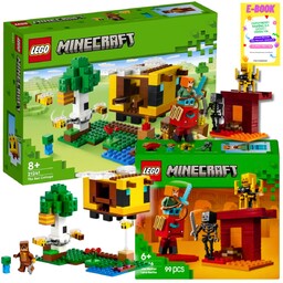 LEGO MINECRAFT KLOCKI ZESTAW - Bitwa na moście