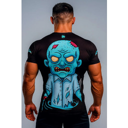 WarHouse Rashguard Krótki Rękaw Zombie Black